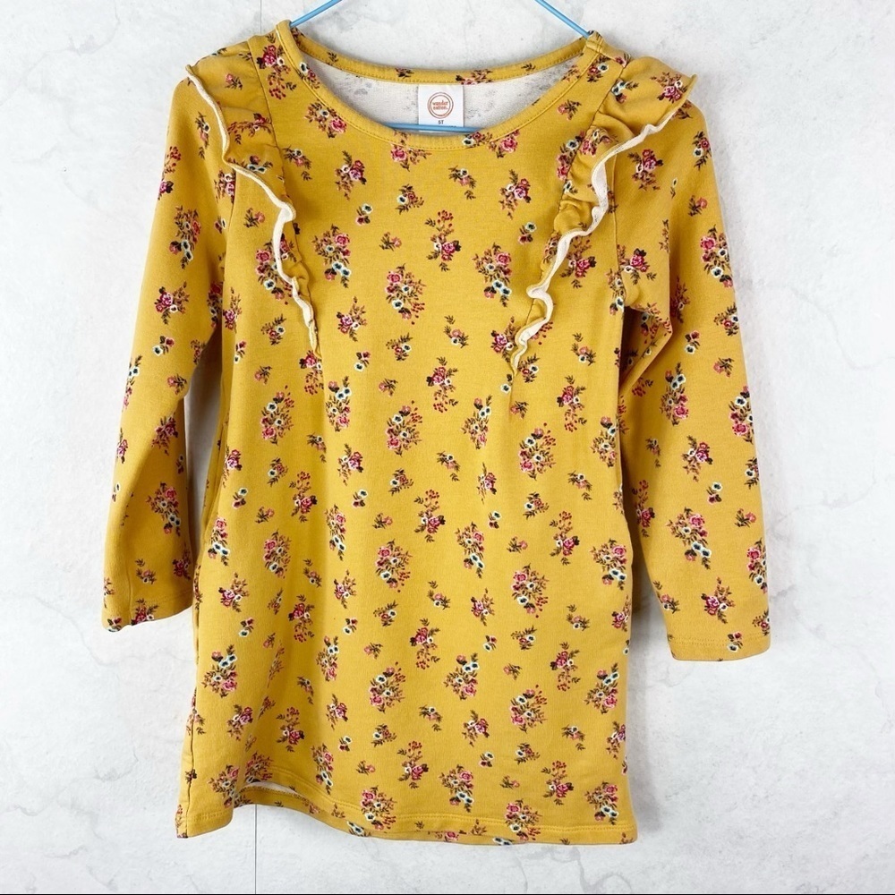 [Wonder Nation] Marigold Floral Dress